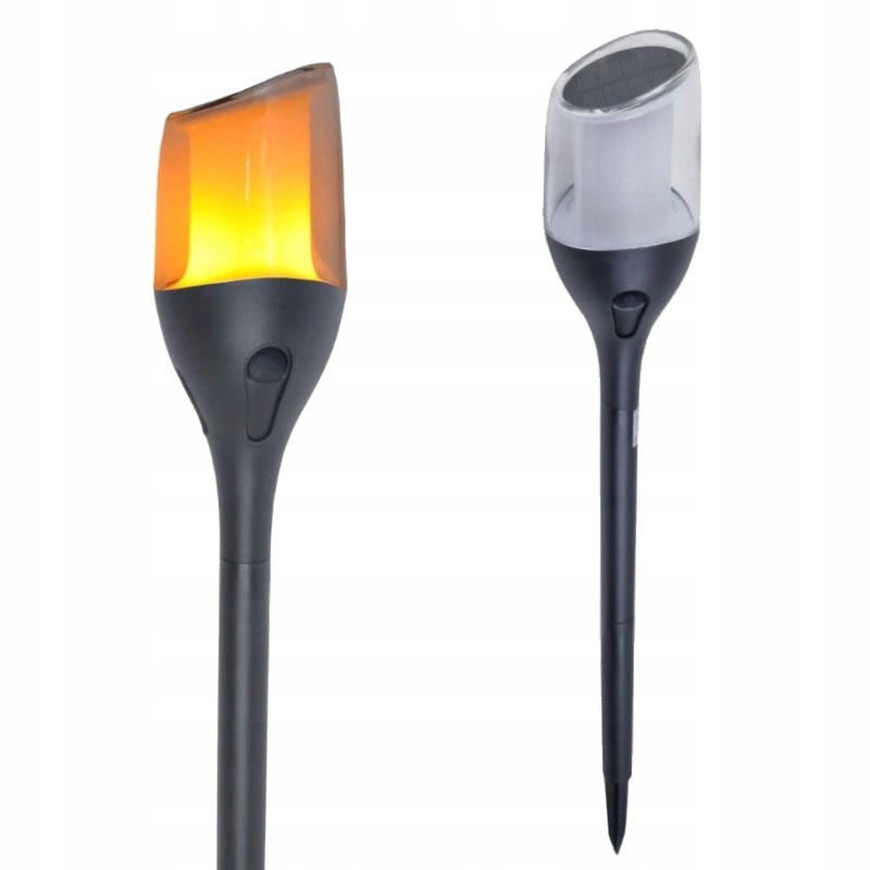 Zabudovateľná solárna lampa Ecolight, čierna, 65 cm, 1 ks.